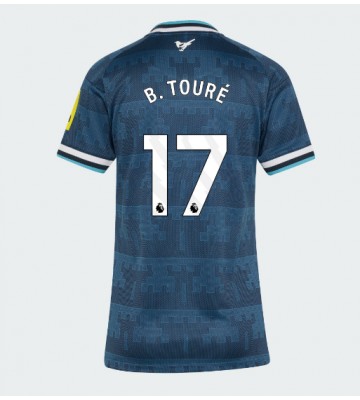 Newcastle United Bazoumana Toure #17 Udebanetrøje Dame 2026-27 Kortærmet